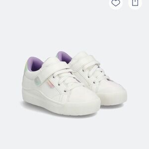 Dr. Scholl's Kids White and Lavender Sneakers